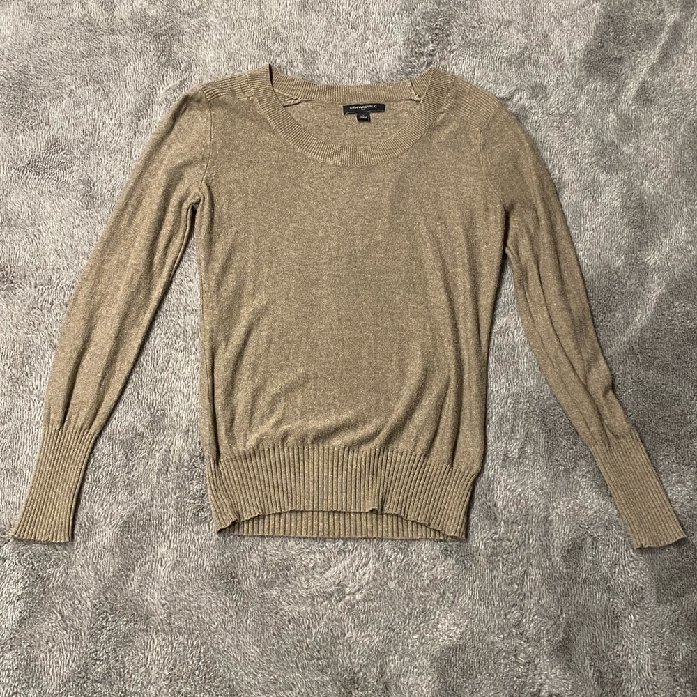 Banana republic sweater with elbow patches size S